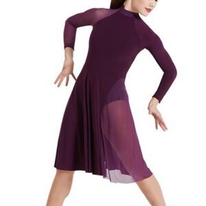 WEISSMAN Dance lyrical costume purple ON THE NATURE OF DAYLIGHT 12286 LC child
